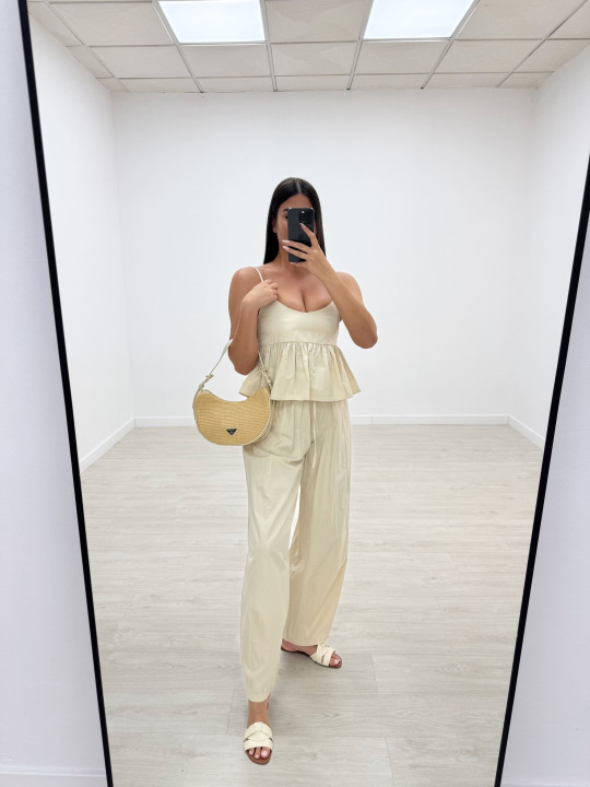 CONJUNTO PARACHUTE BEIGE